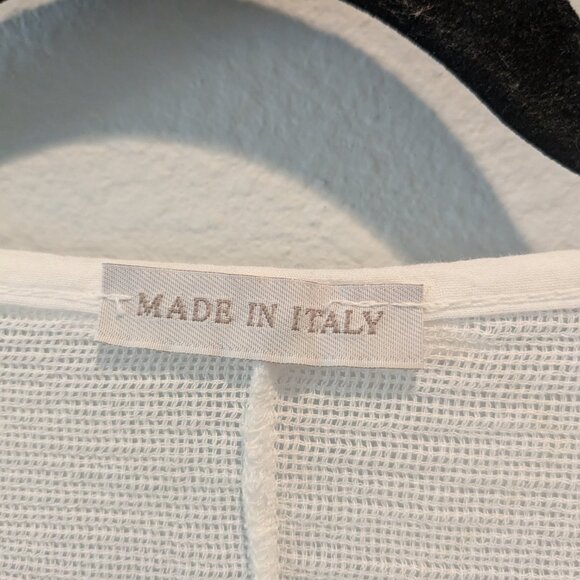 Made in Italy NWOT One Size White Top - Picture 2 of 7